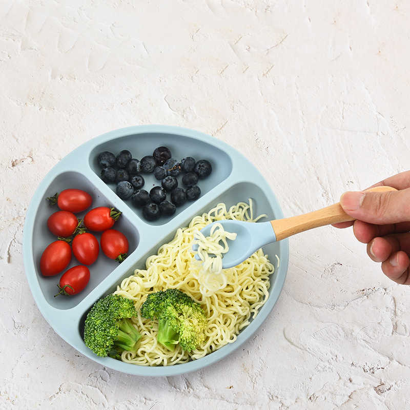 Children's Silicone Tableware – Fütterungsschale mit Saugnapf | Anti - Rutsch Babygeschirr - Sahin Orginals