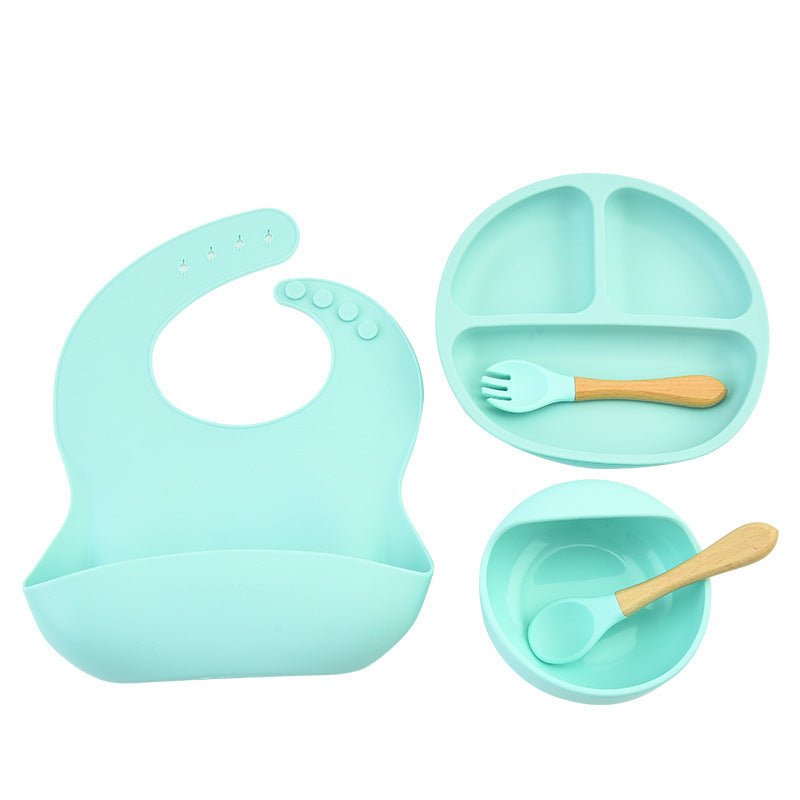 Children's Silicone Tableware – Fütterungsschale mit Saugnapf | Anti - Rutsch Babygeschirr - Sahin Orginals