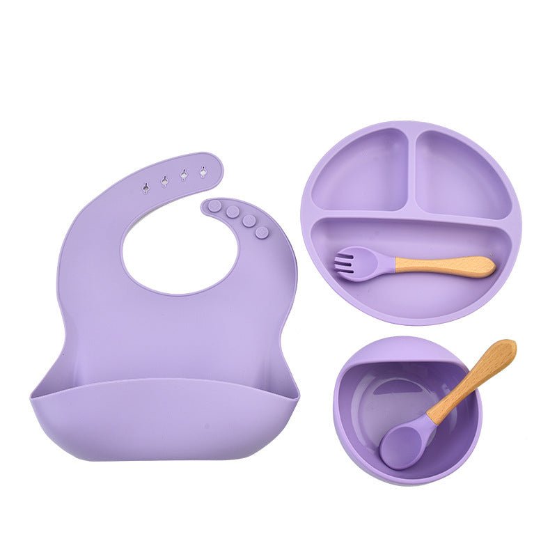 Children's Silicone Tableware – Fütterungsschale mit Saugnapf | Anti - Rutsch Babygeschirr - Sahin Orginals