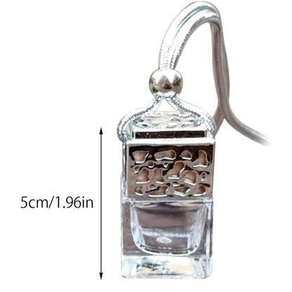 Air Freshener Ornament Perfume Bottle Pendant Essential Oils Auto Car Perfume Bottle Hanging Glass Bottle Car - styling - Sahin Orginals
