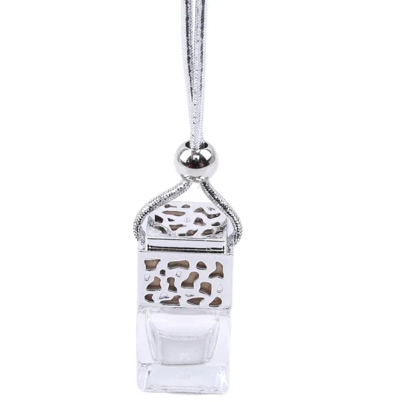Air Freshener Ornament Perfume Bottle Pendant Essential Oils Auto Car Perfume Bottle Hanging Glass Bottle Car - styling - Sahin Orginals