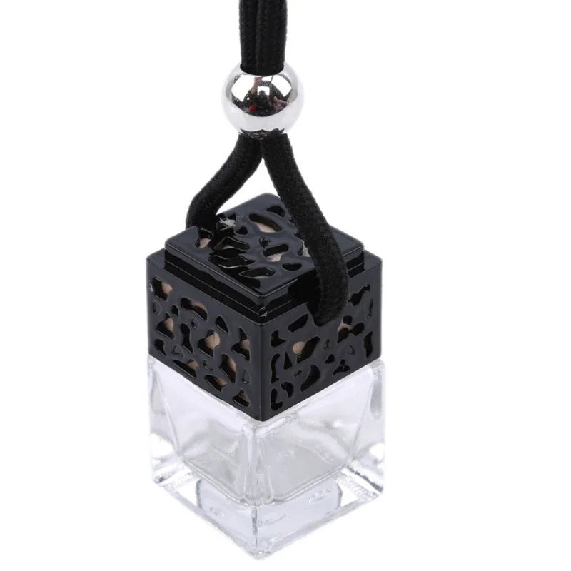 Air Freshener Ornament Perfume Bottle Pendant Essential Oils Auto Car Perfume Bottle Hanging Glass Bottle Car - styling - Sahin Orginals