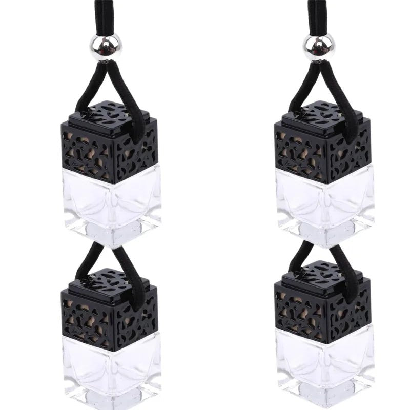 Air Freshener Ornament Perfume Bottle Pendant Essential Oils Auto Car Perfume Bottle Hanging Glass Bottle Car - styling - Sahin Orginals