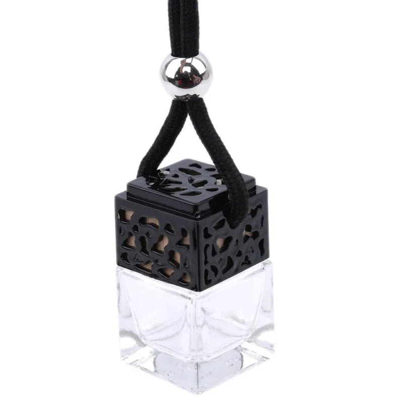 Air Freshener Ornament Perfume Bottle Pendant Essential Oils Auto Car Perfume Bottle Hanging Glass Bottle Car - styling - Sahin Orginals