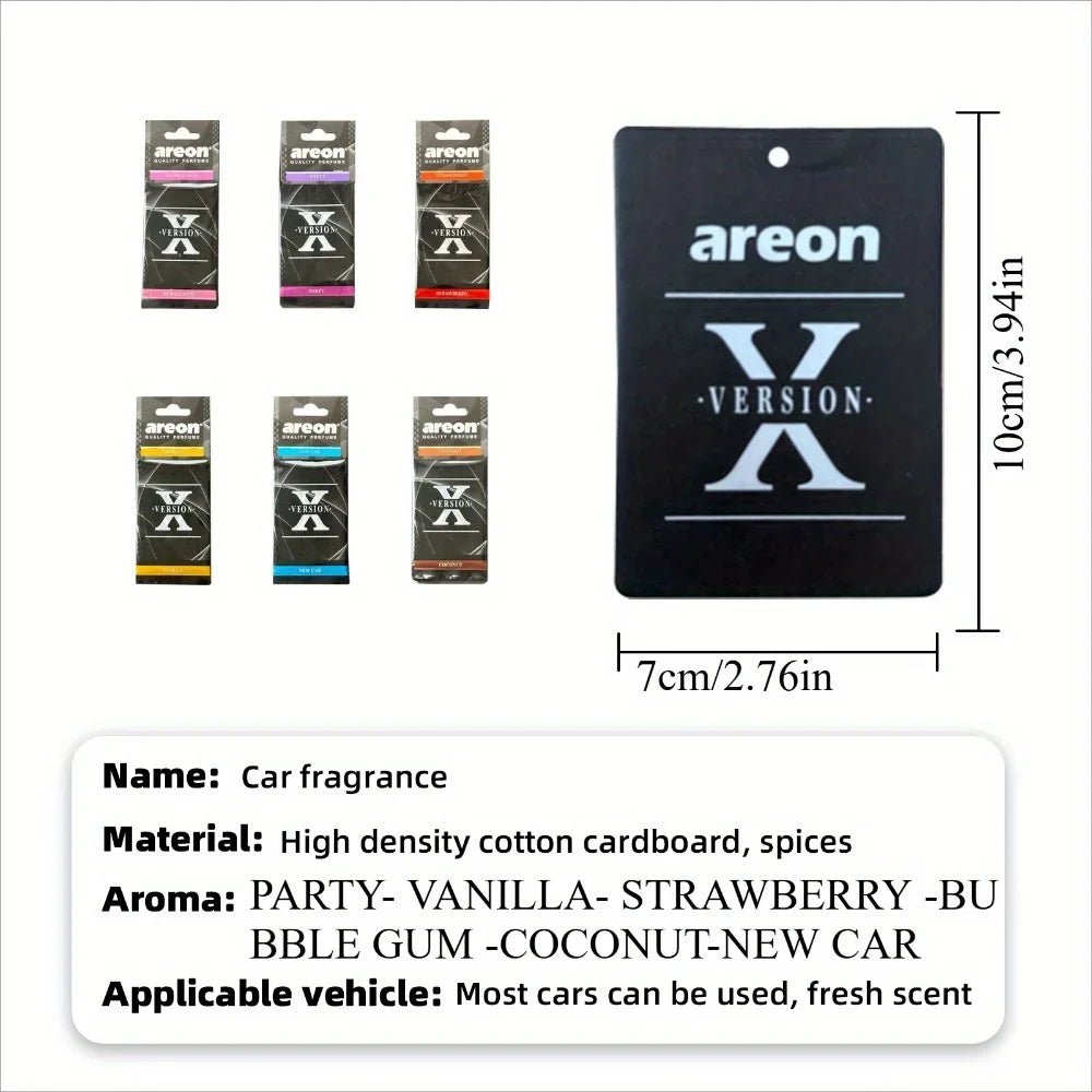 Auto - Duftbaum „Shape X“ – Hochwertiger Lufterfrischer & Rückspiegel - Dekoration (Set) - Sahin Orginals