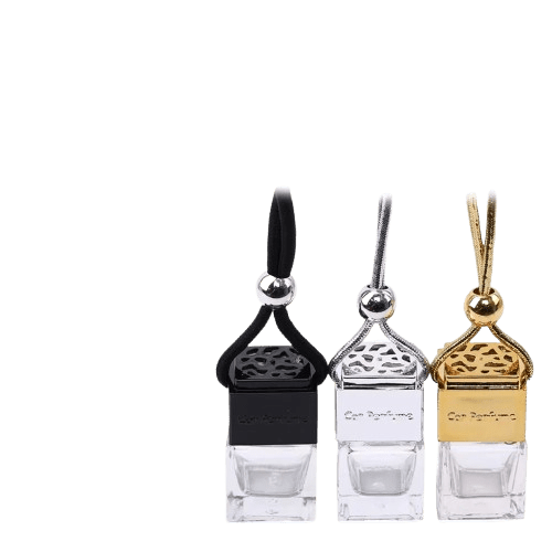 Auto - Duftflasche aus Glas – Hängender Parfüm - Anhänger mit ätherischen Ölen | Elegantes Design - Sahin Orginals