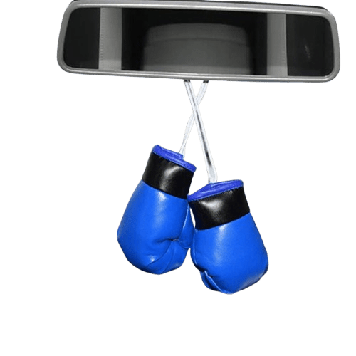 Boxing Gloves Auto - Anhänger (1 Paar) – Leder Deko für den Rückspiegel - Sahin Orginals