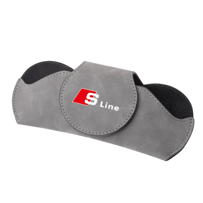 Car Sunglasses Multi - Function Storage Box For Audi Sline A3 A1 A4 B8 B7 A6 C7 A5 A7 A8 B9 B6 C6 Q2 Q3 Q5 Q7 Q8 TT S3 S4 S7 S8 - Sahin Orginals