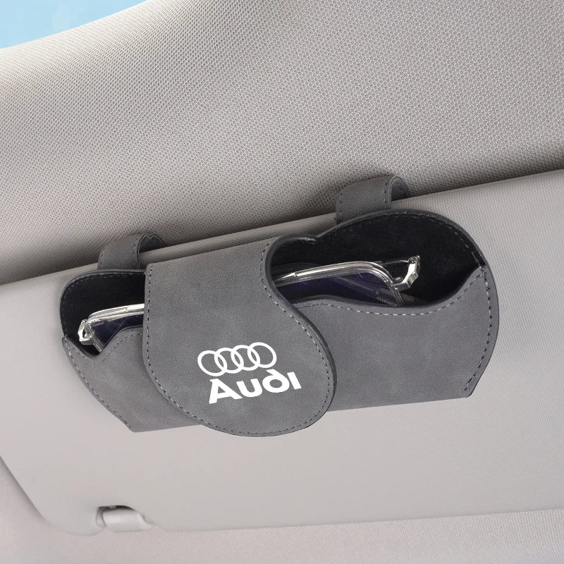Car Sunglasses Multi - Function Storage Box For Audi Sline A3 A1 A4 B8 B7 A6 C7 A5 A7 A8 B9 B6 C6 Q2 Q3 Q5 Q7 Q8 TT S3 S4 S7 S8 - Sahin Orginals