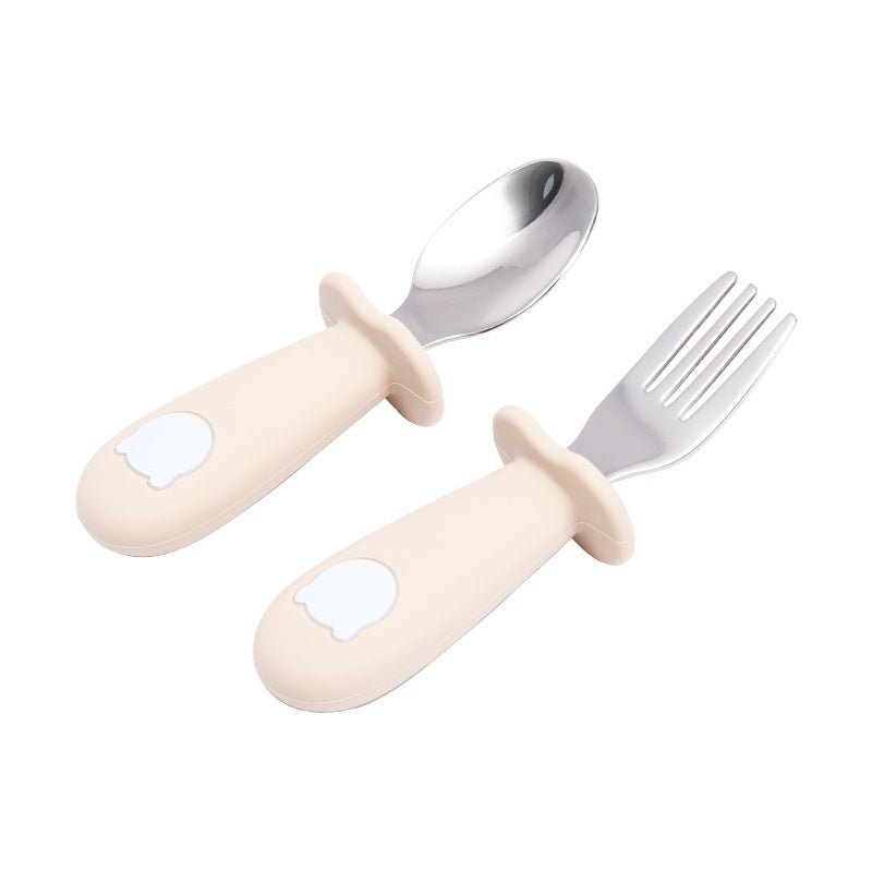 Cartoon Bear Silicone Baby Spoon – Kinder - Besteck für sicheres und lustiges Füttern - Sahin Orginals