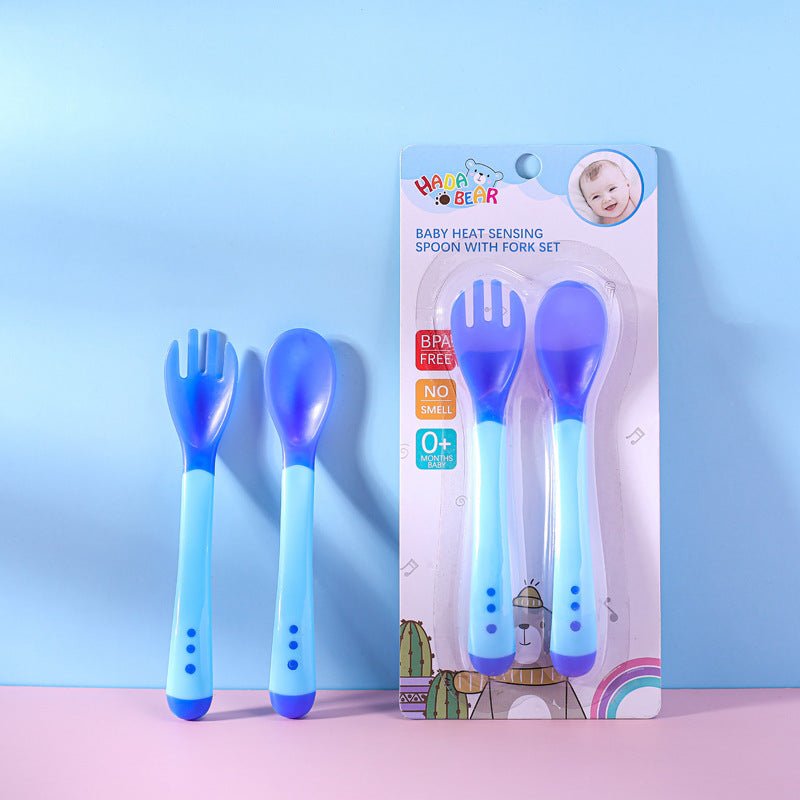 Cartoon Bear Silicone Baby Spoon – Kinder - Besteck für sicheres und lustiges Füttern - Sahin Orginals