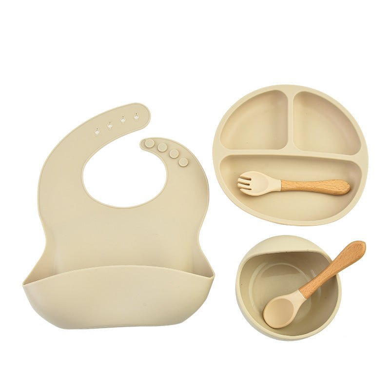 Children's Silicone Tableware – Fütterungsschale mit Saugnapf | Anti - Rutsch Babygeschirr - Sahin Orginals