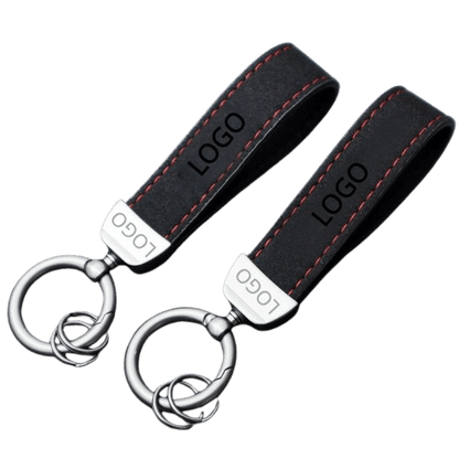 Custom Car Logo Suede Leather Keychain – Dein Persönlicher Retro - Schlüsselanhänger - Sahin Orginals