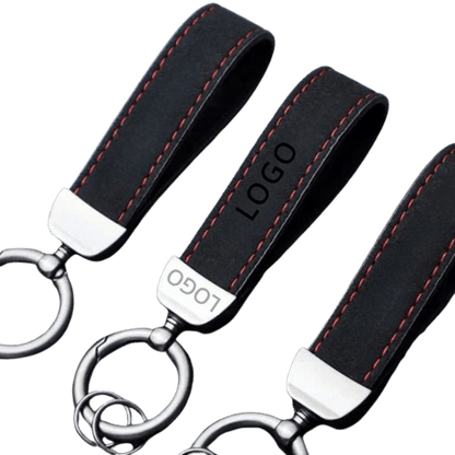 Custom Car Logo Suede Leather Keychain – Dein Persönlicher Retro - Schlüsselanhänger - Sahin Orginals