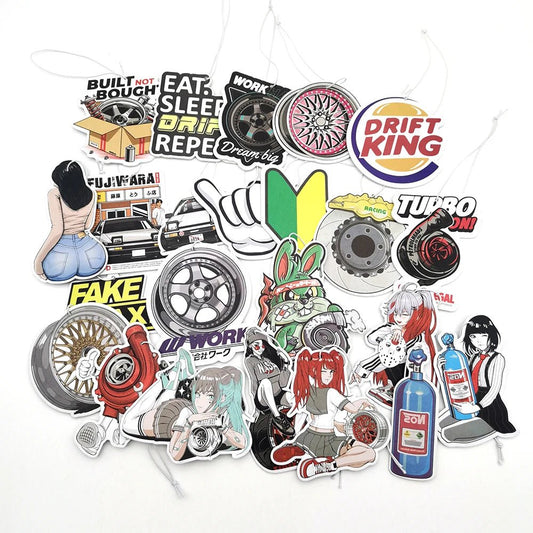 JDM „Sexy Girl“ Auto - Lufterfrischer – Rückspiegel Duftanhänger | Turbo Style Car Accessory - Sahin Orginals