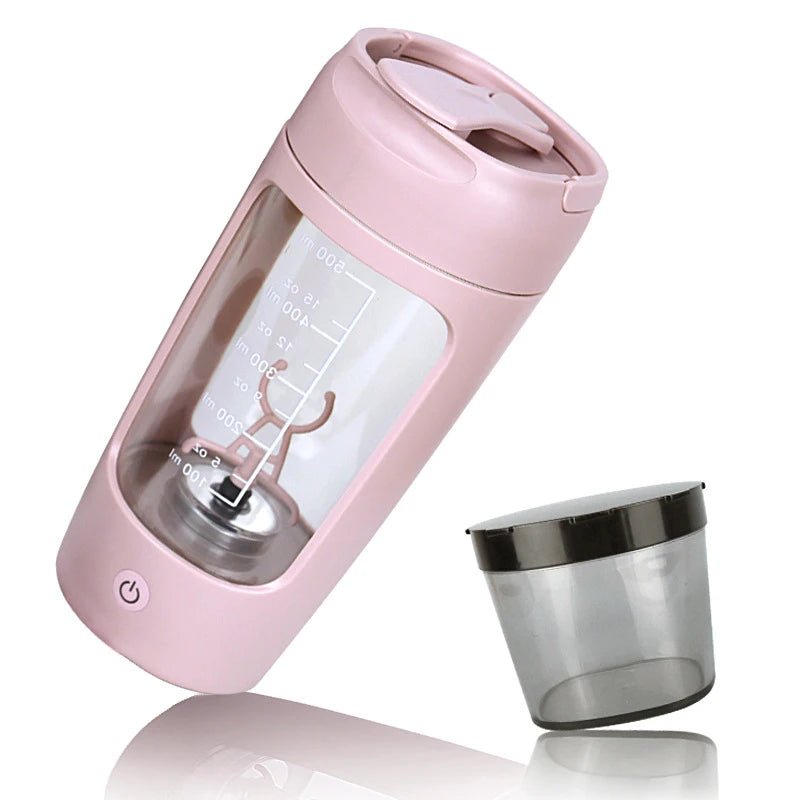 SB Elektrischer Protein - Shaker Becher – Tragbarer, wiederaufladbarer Mixer mit 1200 mAh Akku, Mehrzweck - Mixbecher mit 650 ml für Fitness und Training - Sahin Orginals