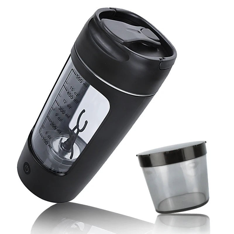 SB Elektrischer Protein - Shaker Becher – Tragbarer, wiederaufladbarer Mixer mit 1200 mAh Akku, Mehrzweck - Mixbecher mit 650 ml für Fitness und Training - Sahin Orginals