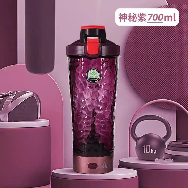 SB Elektrischer Protein - Shaker Becher – Tragbarer, wiederaufladbarer Mixer mit 1200 mAh Akku, Mehrzweck - Mixbecher mit 650 ml für Fitness und Training - Sahin Orginals
