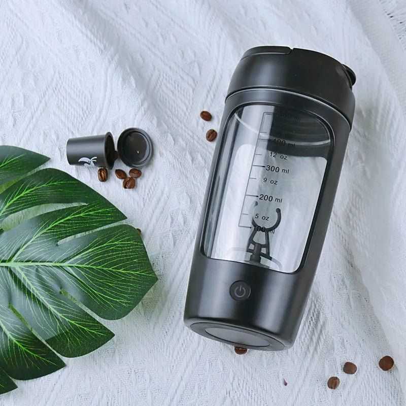 SB Elektrischer Protein - Shaker Becher – Tragbarer, wiederaufladbarer Mixer mit 1200 mAh Akku, Mehrzweck - Mixbecher mit 650 ml für Fitness und Training - Sahin Orginals