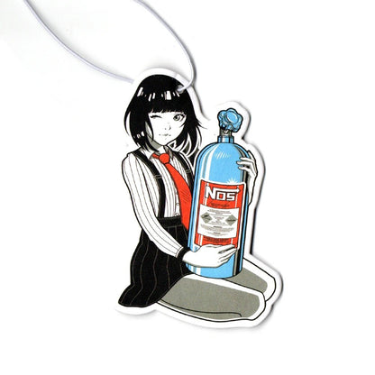 Sexy Girl JDM Car Air Freshener Hanging Rearview Mirror Perfume Flavor Turbo Brake Disc Modified Culture Solid Paper Accessories - Sahin Orginals