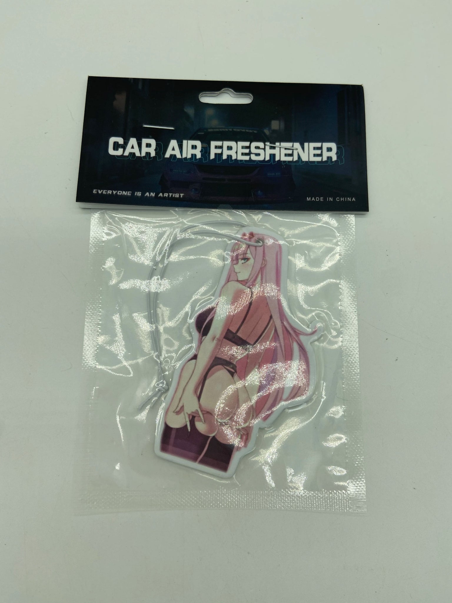 Sexy Girl JDM Car Air Freshener Hanging Rearview Mirror Perfume Flavor Turbo Brake Disc Modified Culture Solid Paper Accessories - Sahin Orginals