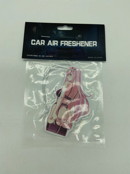 Sexy Girl JDM Car Air Freshener Hanging Rearview Mirror Perfume Flavor Turbo Brake Disc Modified Culture Solid Paper Accessories - Sahin Orginals