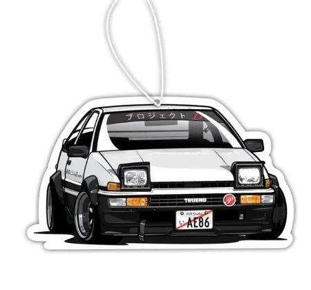 Sexy Girl JDM Car Air Freshener Hanging Rearview Mirror Perfume Flavor Turbo Brake Disc Modified Culture Solid Paper Accessories - Sahin Orginals